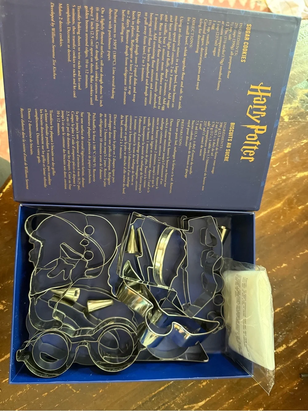 Williams Sonoma Harry Potter Cookie Baking Kit - New